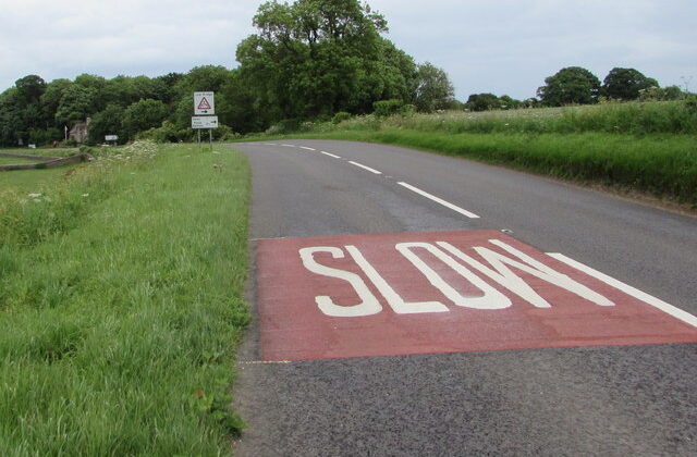 SLOW on the A429 northeast of Kemble