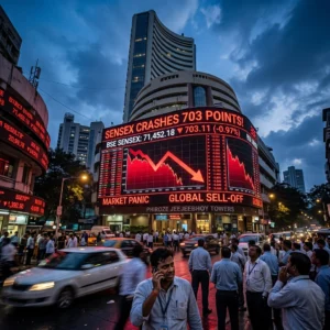 Stock Market Today: Sensex Crashes 703 Points!