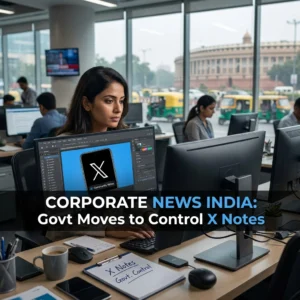 Corporate News India: Govt Moves to Control X Notes